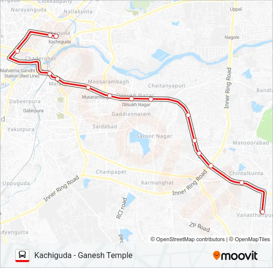 99 Bus Line Map