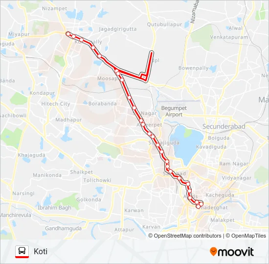 187J Bus Line Map