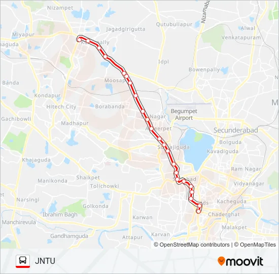 187J Bus Line Map