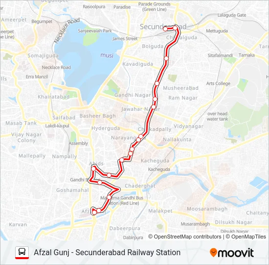 1P Bus Line Map