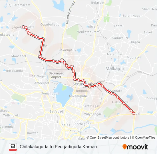 18/30 Bus Line Map