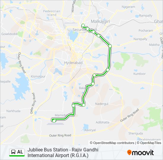 AL bus Line Map