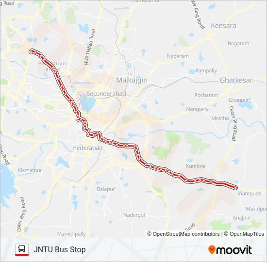 187/205F Bus Line Map