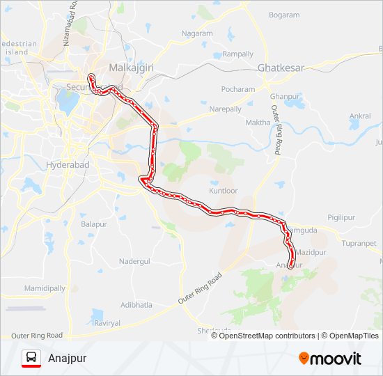 290A bus Line Map