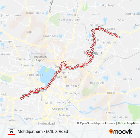 5K/16A Bus Line Map