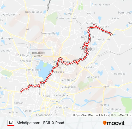 5K/16A Bus Line Map
