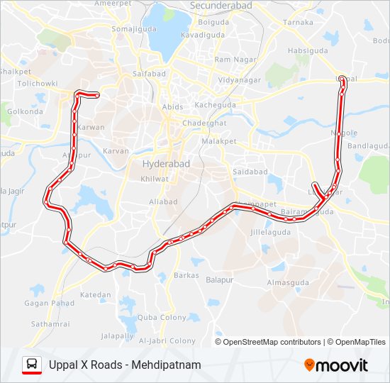 300 Bus Line Map