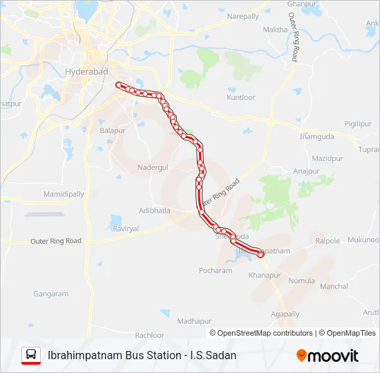 277I Bus Line Map