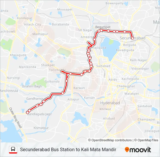 49M Bus Line Map