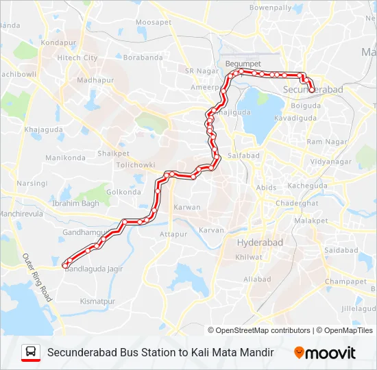 49M Bus Line Map