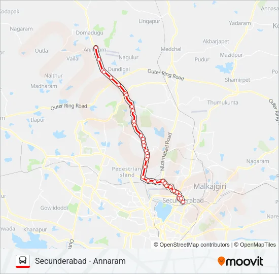 230D Bus Line Map