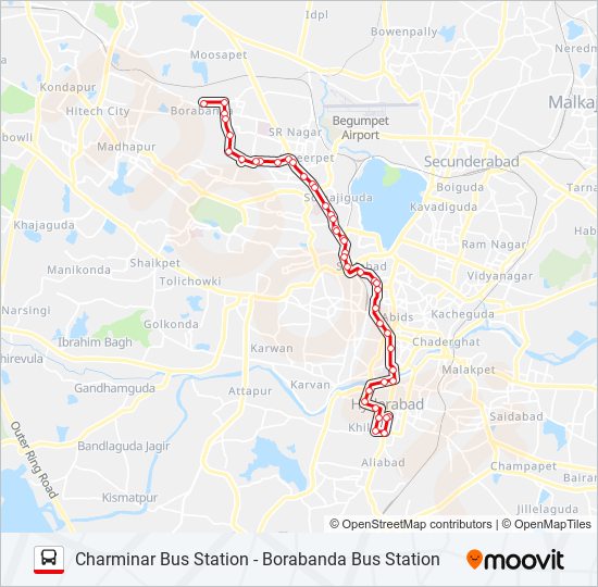 9YF bus Line Map