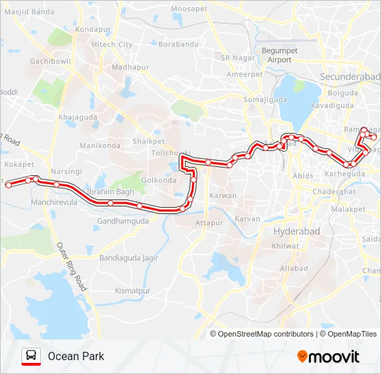 6B Bus Line Map