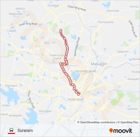 283D bus Line Map