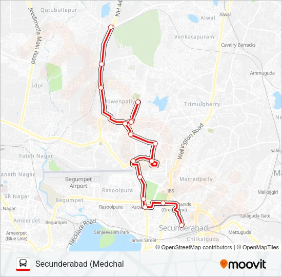 29Q Bus Line Map