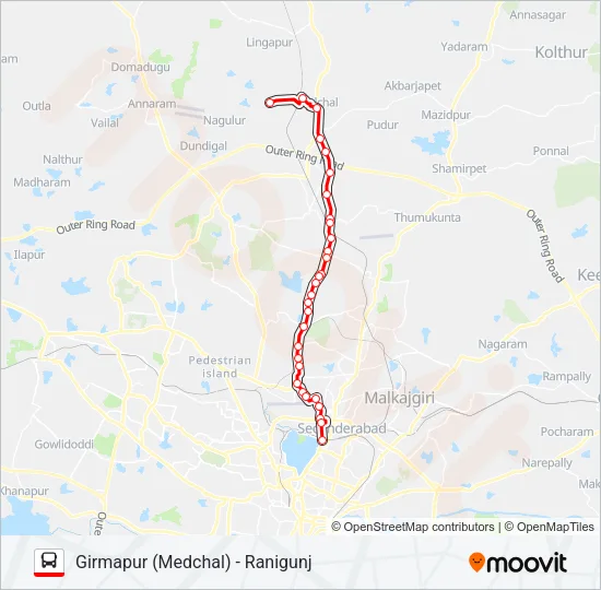229G Bus Line Map