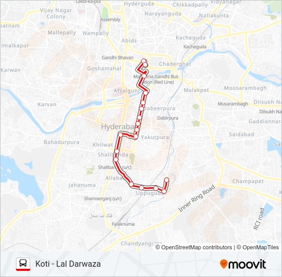 67L Bus Line Map