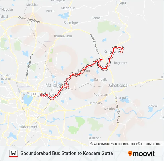 242 Bus Line Map