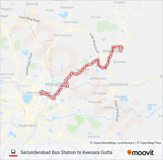 242 Bus Line Map