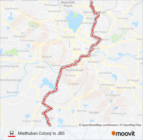 2Z Bus Line Map