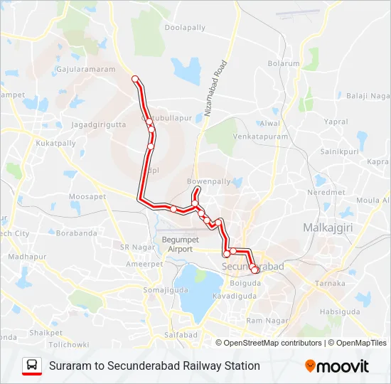 283S Bus Line Map