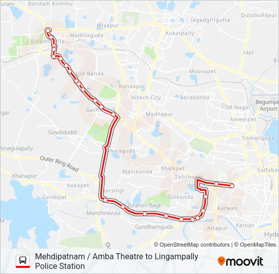 220V Bus Line Map