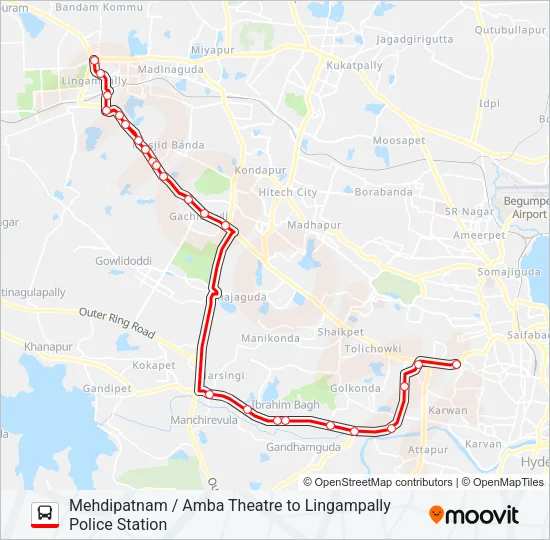 220V Bus Line Map