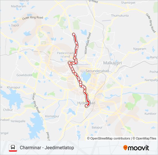 9D bus Line Map