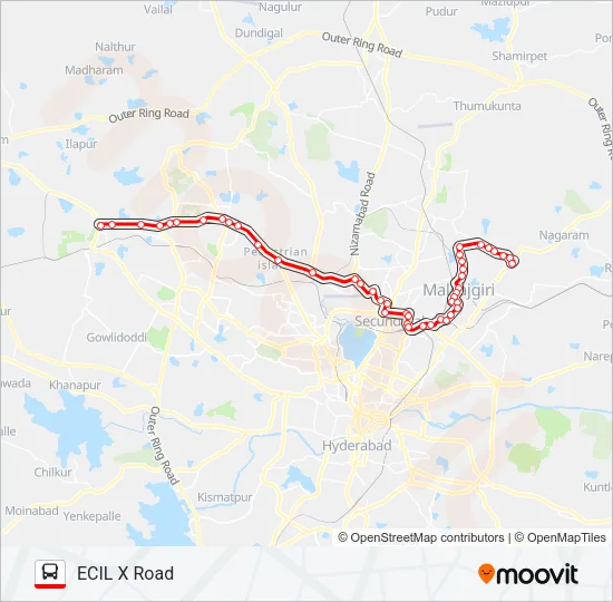 16A/226L Bus Line Map