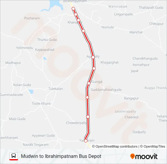 401 Bus Line Map