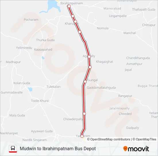 401 Bus Line Map