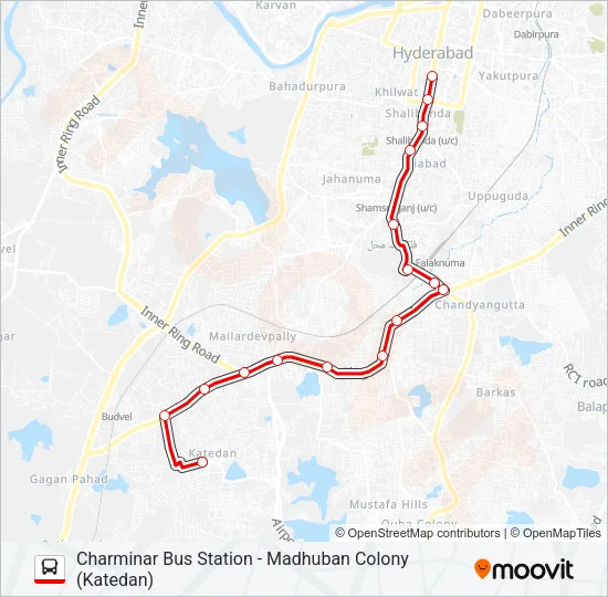 178 Bus Line Map