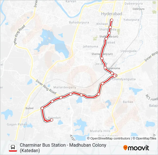 178 Bus Line Map