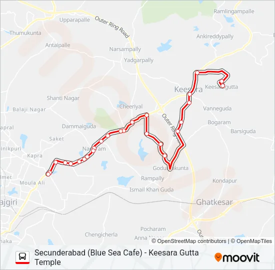 242G Bus Line Map