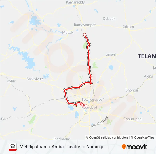 123 Bus Line Map