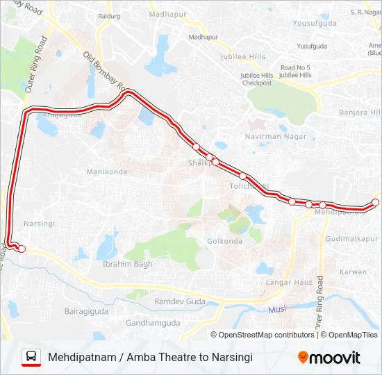 123 Bus Line Map