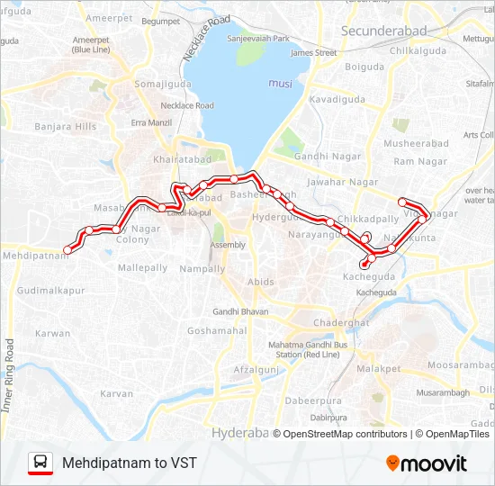 6T Bus Line Map