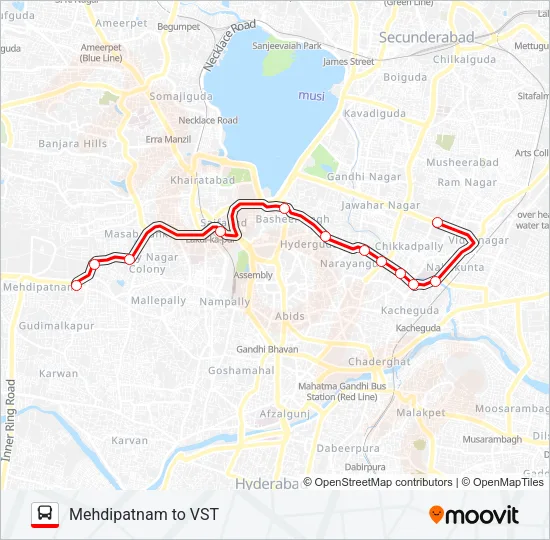6T Bus Line Map