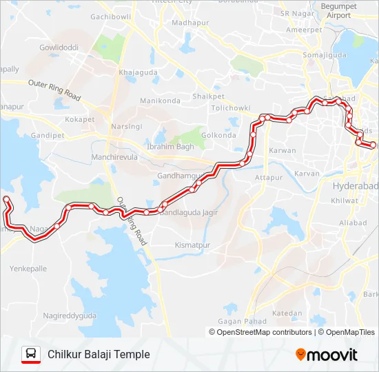 288K Bus Line Map