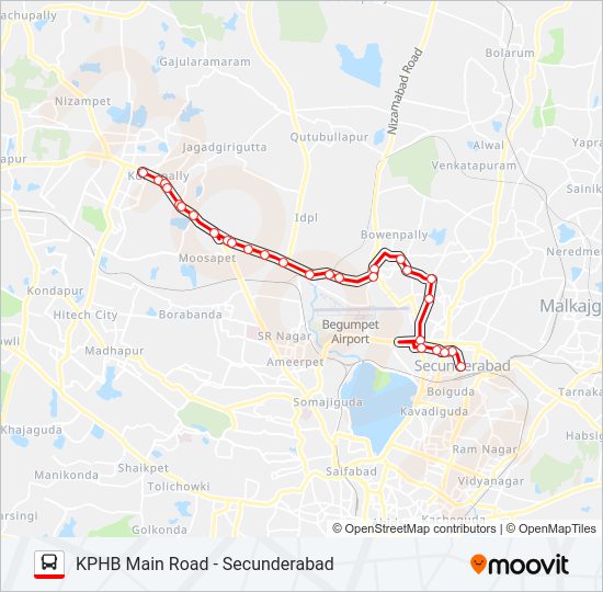 31L Bus Line Map