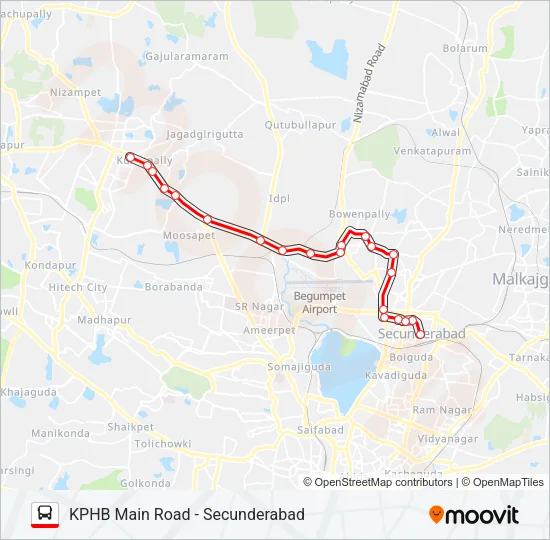 31L Bus Line Map