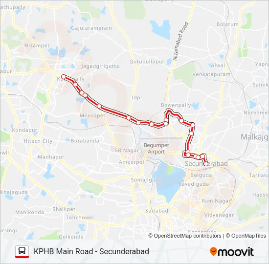 31L Bus Line Map