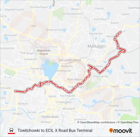 6H Bus Line Map