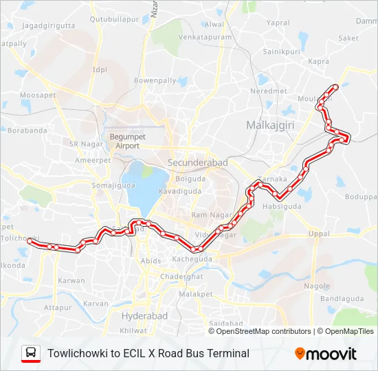 6H Bus Line Map