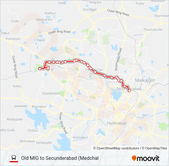 31M Bus Line Map