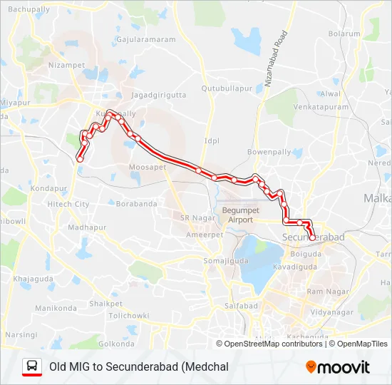 31M Bus Line Map