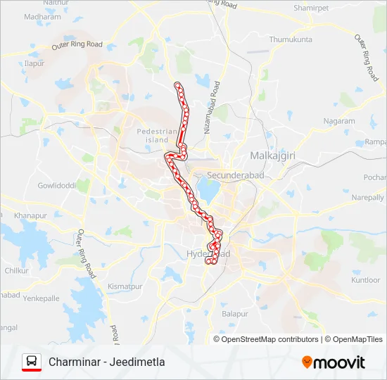9 Bus Line Map