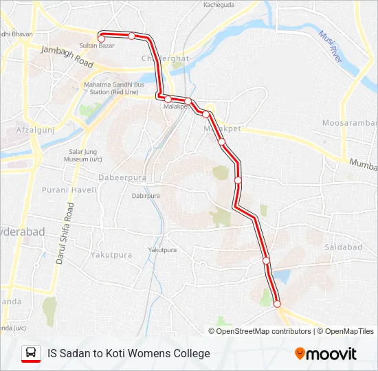 277Y Bus Line Map