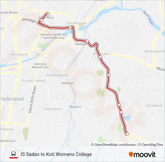277Y Bus Line Map