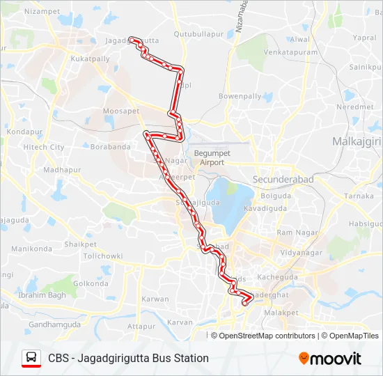 41K Bus Line Map